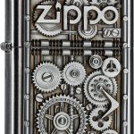 Zippo Gear Wheels Mechero, Metal, Satin Chrome