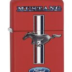 Zippo Ford Mustang - Encendedor de Gasolina (latón y Acero Inoxidable