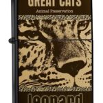Mechero Lighter del gato grande del leopardo